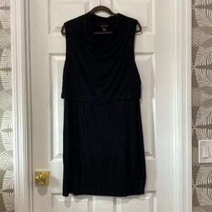 Adrienne vittadini dress size large jersey knit dress